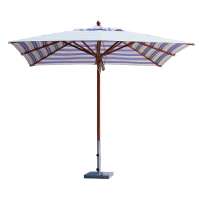 Luxury square garden umbrella