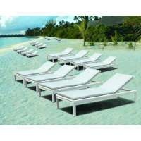 Outdoor Furniture - Wicker Beach Sunloungers