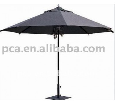 2017 leisure outdoor 8pcs ribs round aluminum umbrella