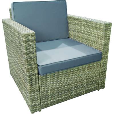 Rattan Cube Sofa