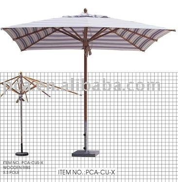 commercial use outdoors restaurant garden wooden umbrella / patio umbrella(commercial use )