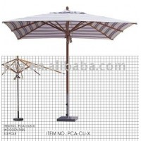 commercial use outdoors restaurant garden wooden umbrella / patio umbrella(commercial use )