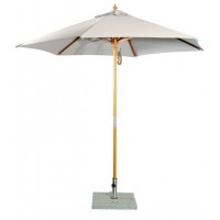 PARASOL (2.5MX6RIBS WOODEN UMBRELLA)