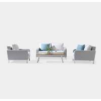 New Design Outdoor Aluminum furniture /4 pieces Fabric wrapped Sofa Sets/Patio Furniture