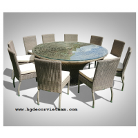 New poly rattan dining set,   high quality , Vietnam products